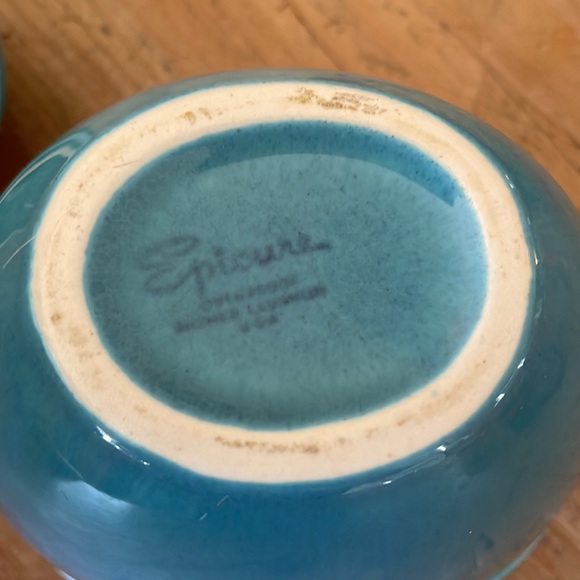Mid Century Modern Sugar or Condiment Bowl by Epicure - Picture 4 of 10